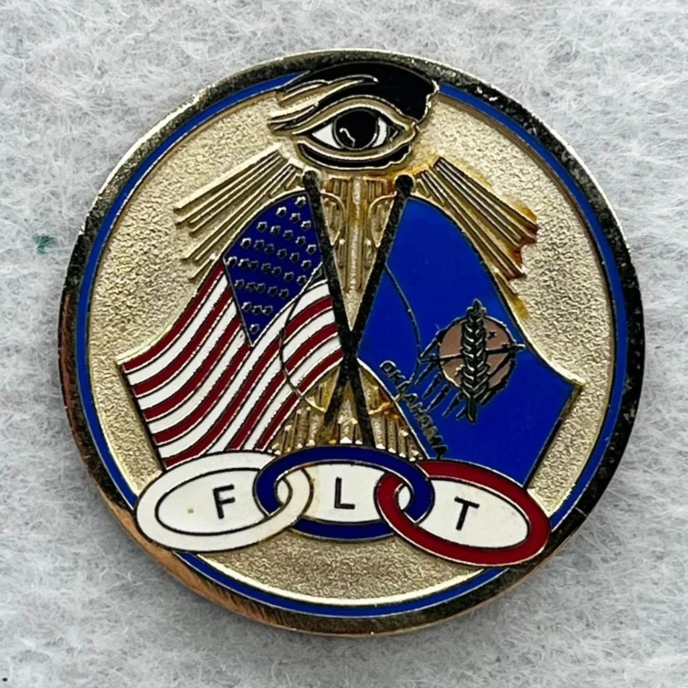 🔮 5/$25 Masonic‎ Oklahoma USA Pin